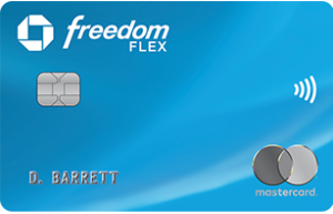 Chase Freedom Flex Credit Card: Up to 5% Cash back on Eligible Purchases