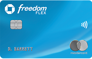 Chase Freedom Flex Credit Card: Up to 5% Cash back on Eligible Purchases
